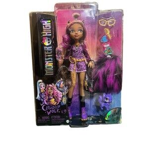 Monster High CLAWDEEN WOLF w/Crescent Pet G3 Reboot Mattel 2022 Fashion Doll New